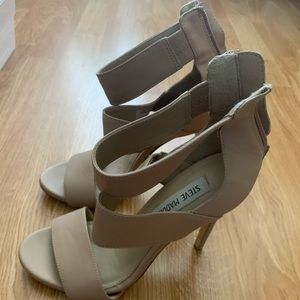 Steve Madden Nude Strap Heels